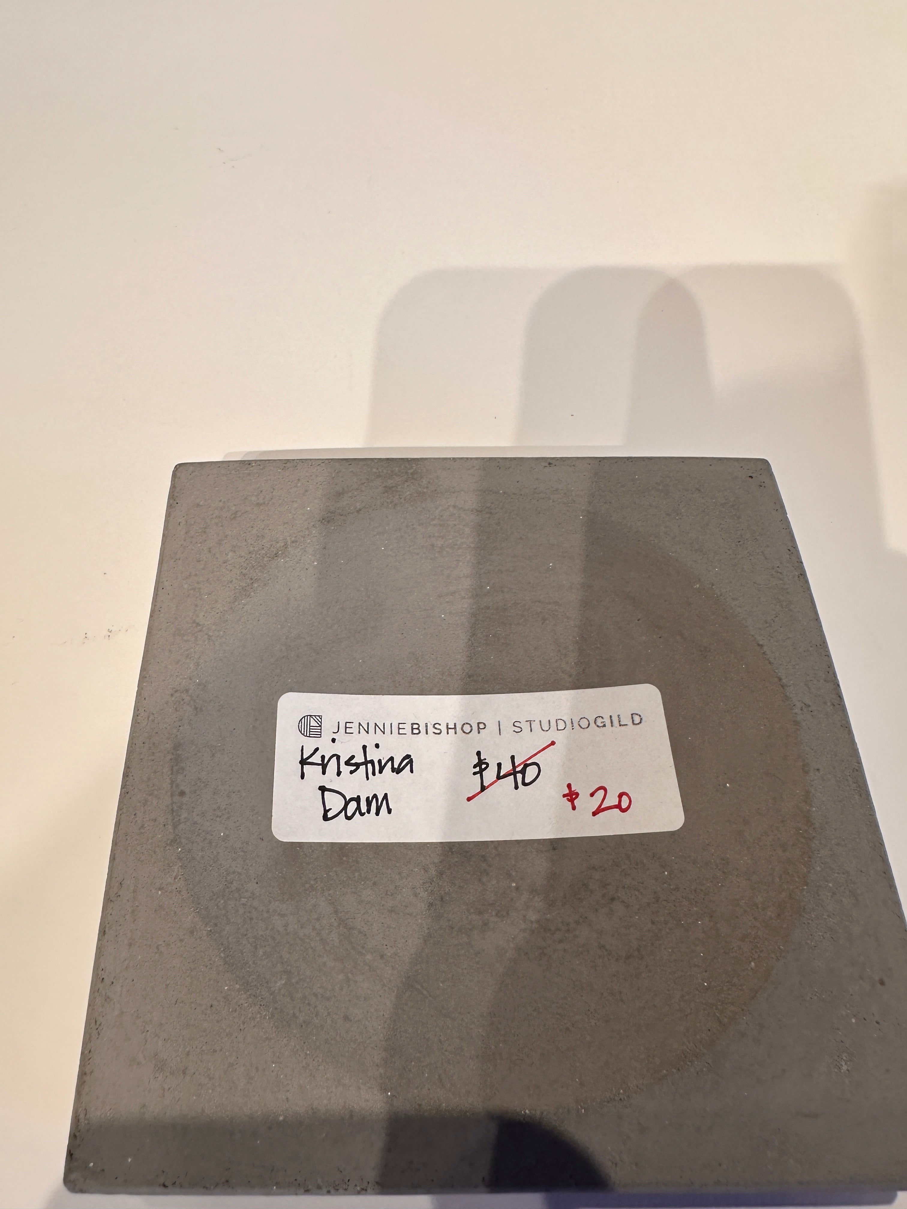 Tray: Concrete Tray, Small [Kristina Dam]