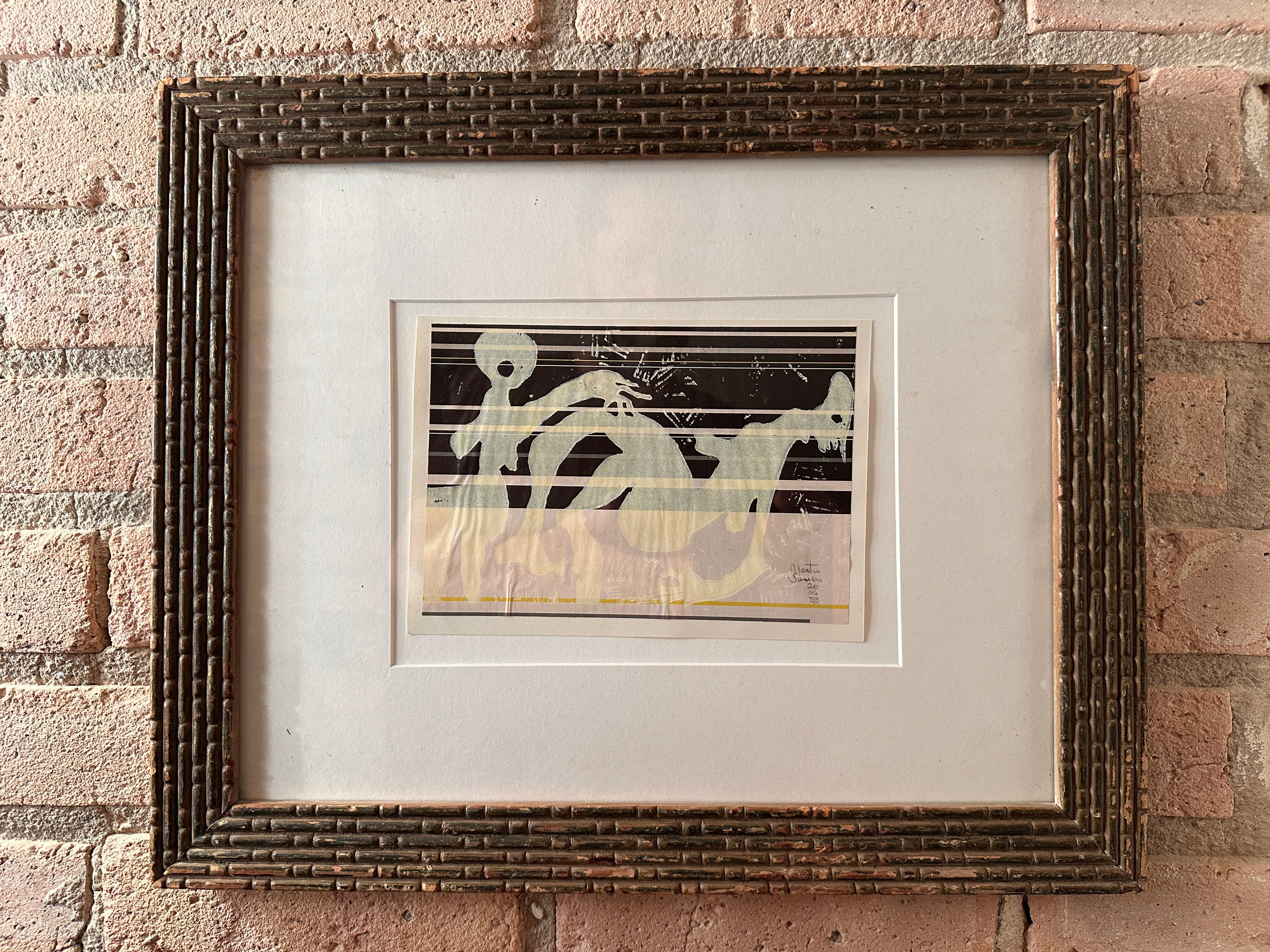 Art: Martin Sumers brown/black/aqua/yellow