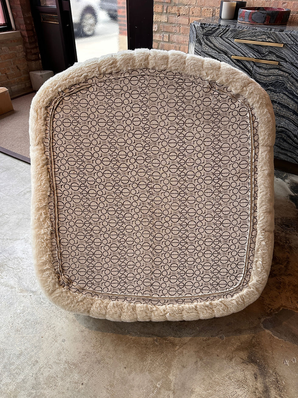 Thumbnail: Furniture: Aralia Easy Chair in Shearling [STEPH SCHOFIELD]