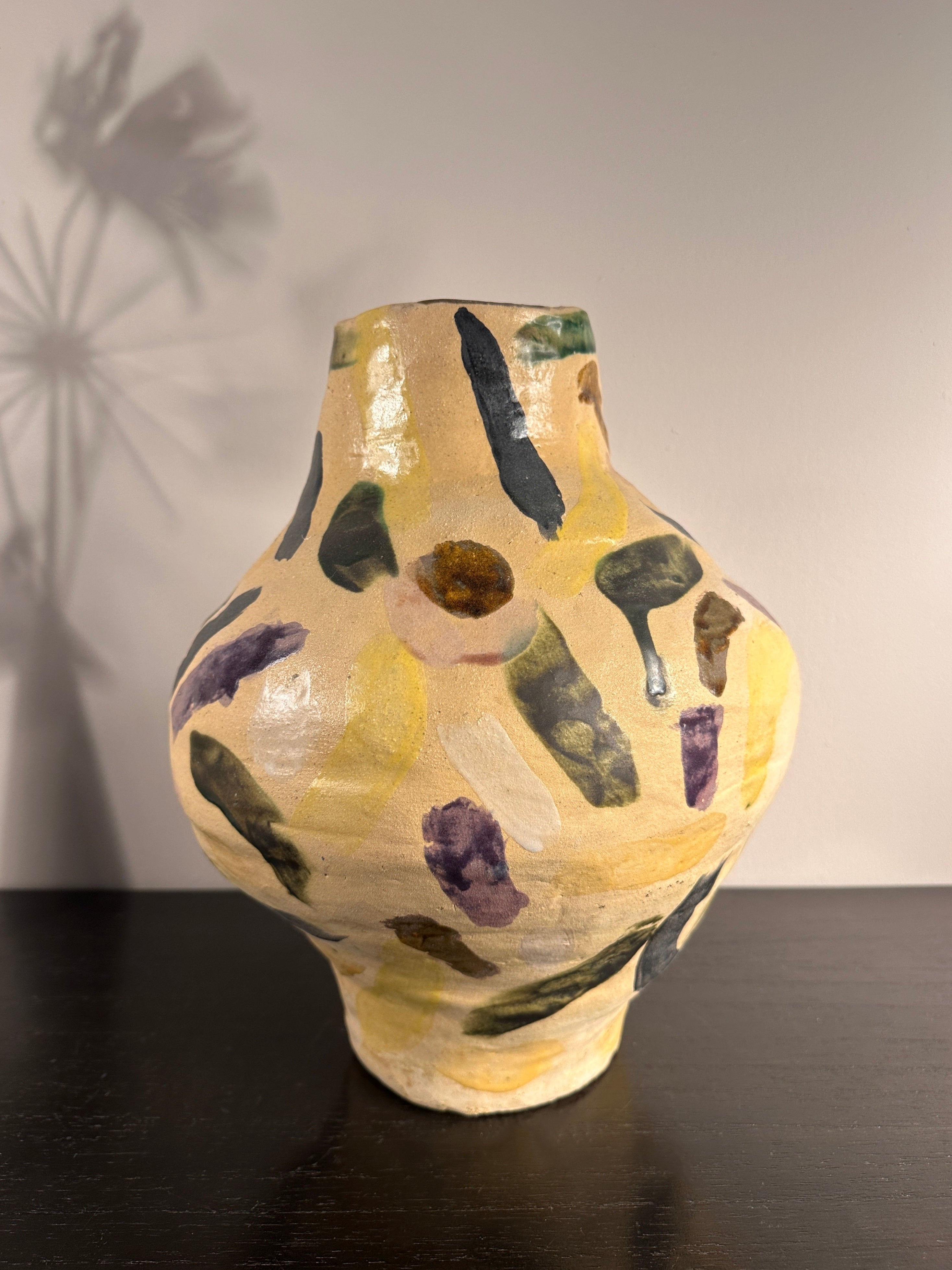 Vase: Ceramic Multicolor Stripes [ARCHITECTURAL ANARCHY]