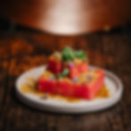 Watermelon with Fish Floss