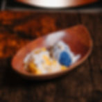 Mango and Butterfly Pea Sticky Rice