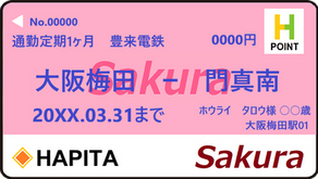 Sakura定期券の発売について
