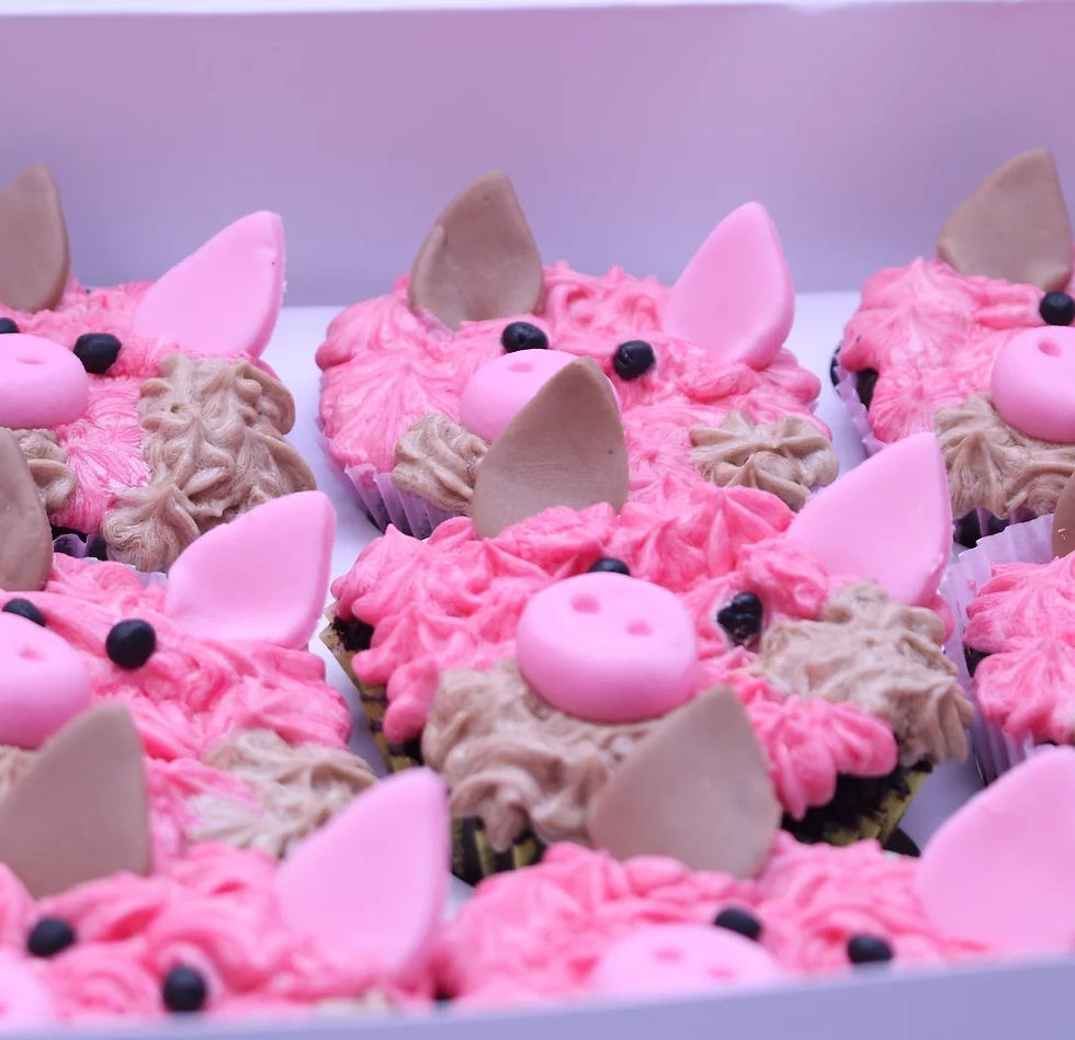 Thumbnail: 12 Piggy Cupcakes 