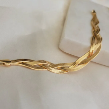 Miniatura: Pulsera de cadena trenzada
