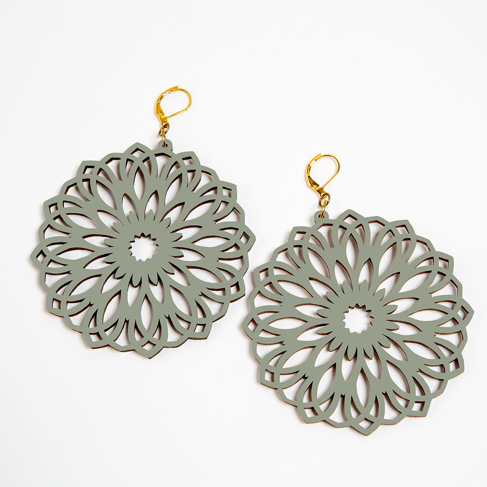 Thumbnail: Doily Earrings - Two Colors
