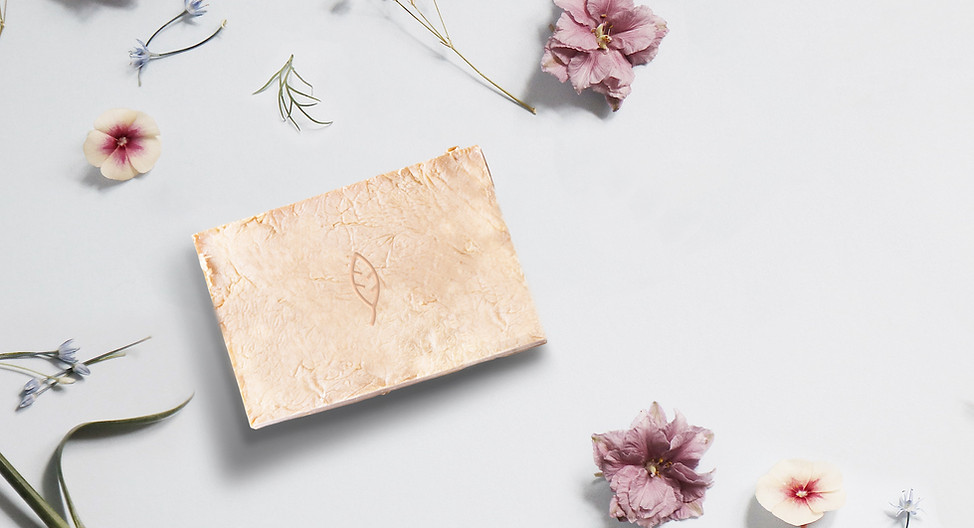 Natural Soap and Flowers