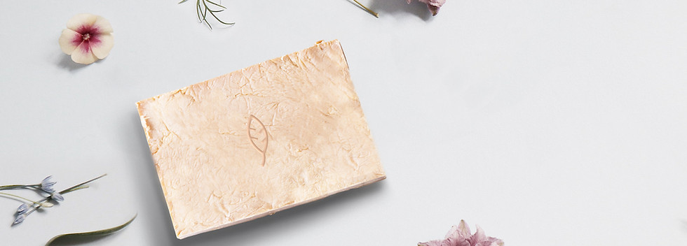 Natural Soap and Flowers