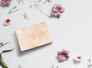 Natural Soap and Flowers