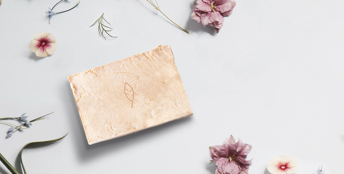 Natural Soap and Flowers