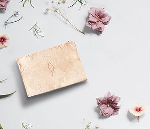 Natural Soap and Flowers