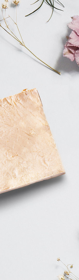 Natural Soap and Flowers