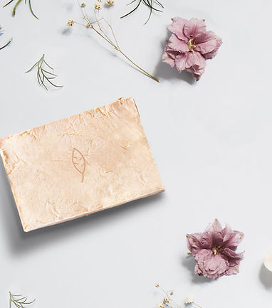 Natural Soap and Flowers