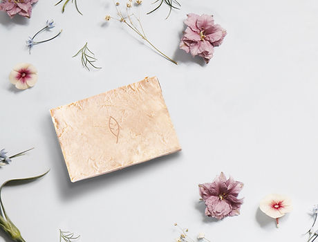 Natural Soap and Flowers