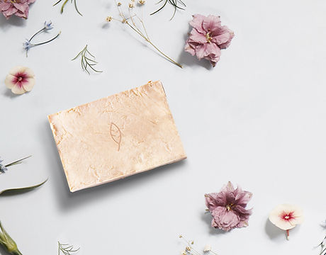 Natural Soap and Flowers