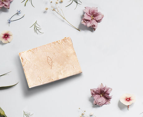 Natural Soap and Flowers