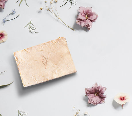 Natural Soap and Flowers