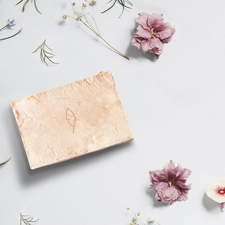 Natural Soap and Flowers