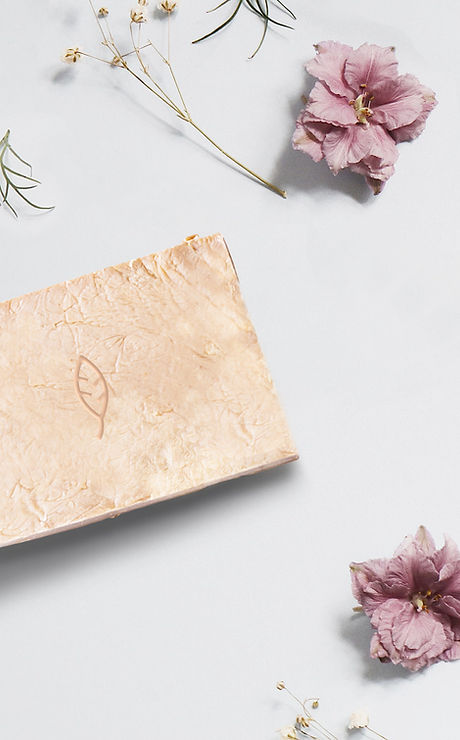 Natural Soap and Flowers