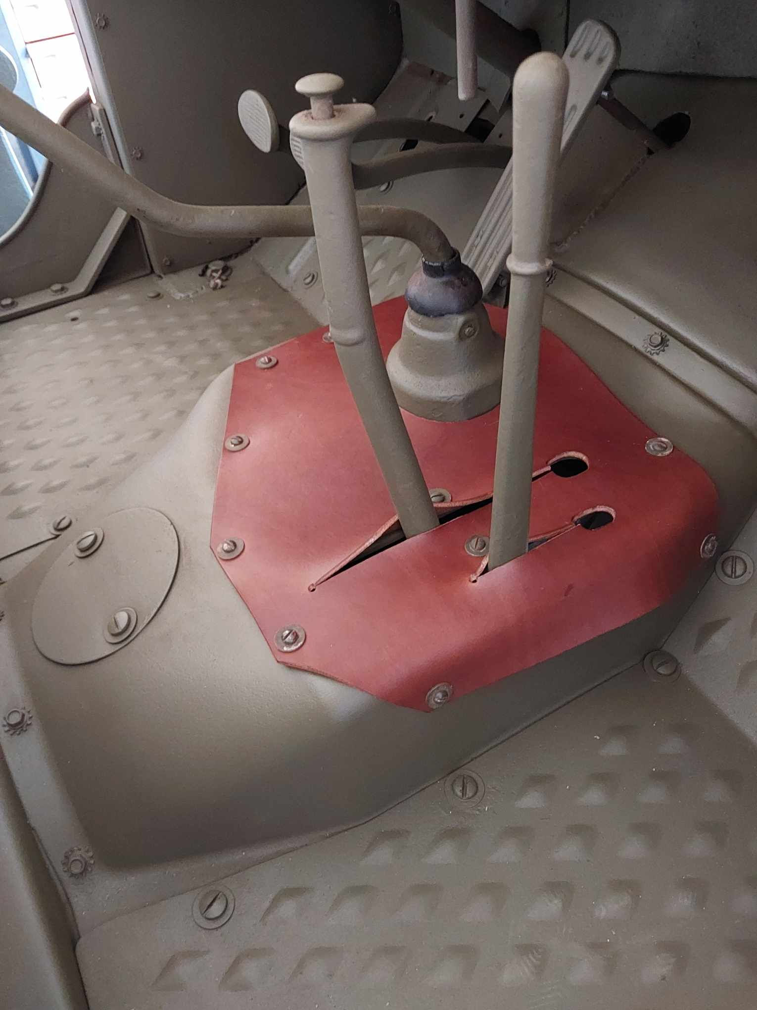 Reproduction cuir levier pour Dodge