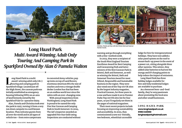 Sparkford Spark magazine