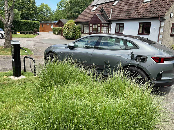 EV charging caravan park