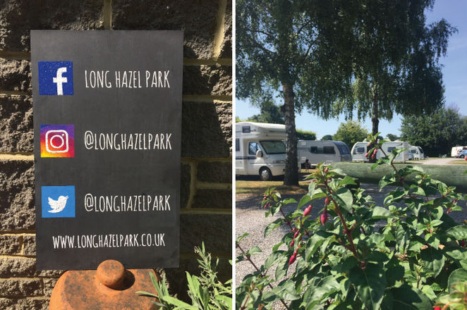 Touring park social media accounts motorhome caravan pitches