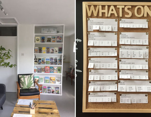 Touring caravan site adult only Somerset Reception