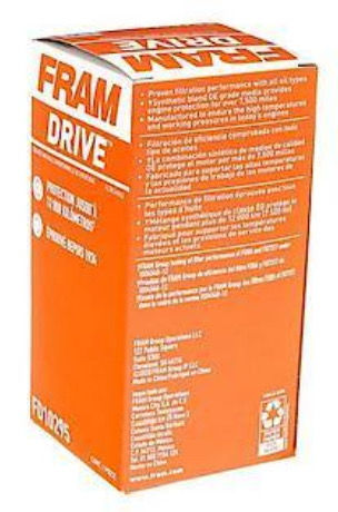 Thumbnail: FD10295  FRAM Drive Cartridge Oil Filter