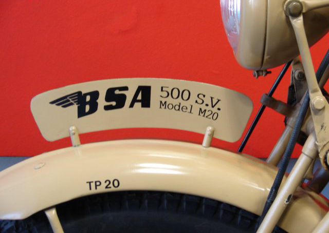 BSA M20 500 SV