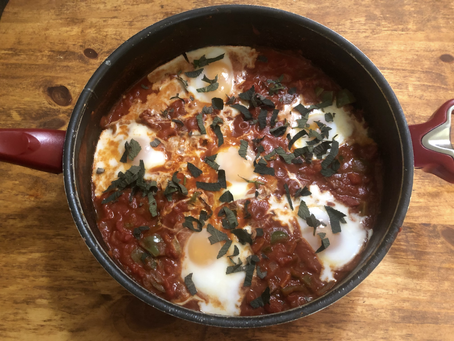 Duck Egg Shakshuka