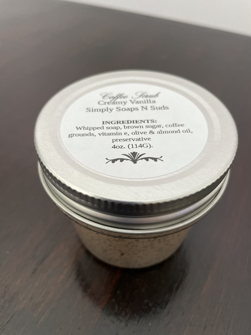 Thumbnail: New improved (salt Scrub)Coffee Scrub (4oz) Jar