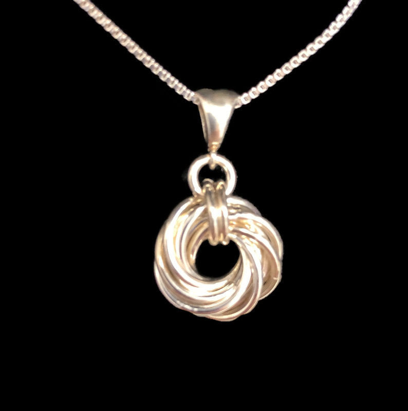 Mobius Flower Pendant