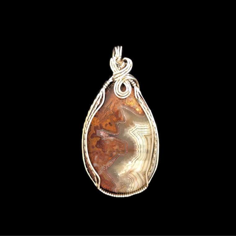 Laguina Lace Agate Pendant
