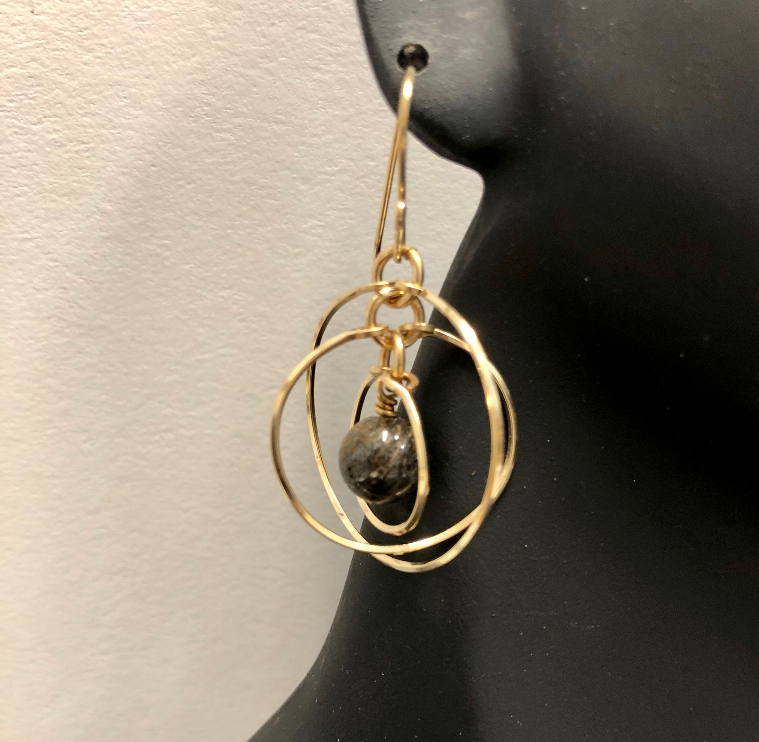 Tri-Circle Earrings