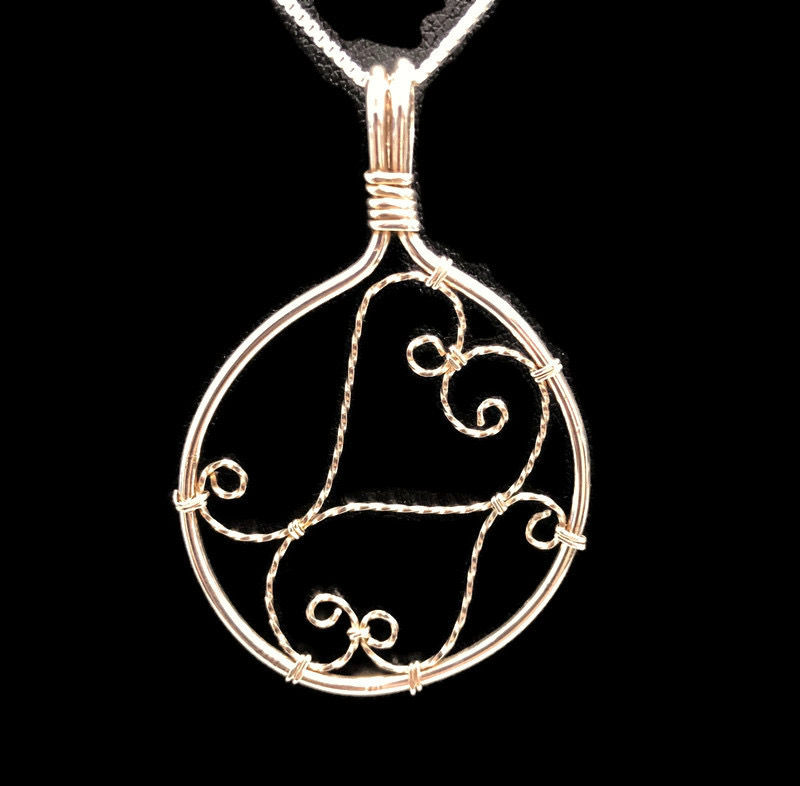 Double Hearts Pendant