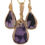 Thumbnail: Amethyst Pendant /Earring Set