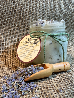 Lavender-Vanilla Sugar Scrub