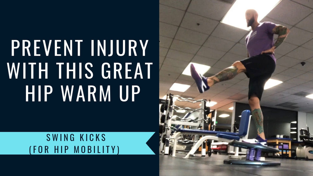Prevent Injury with This Great Hip Warm Up Swing Kicks (for Hip Mobility)