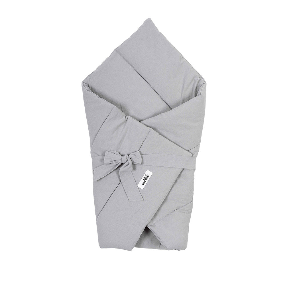 NID D'ANGE EN COTON LAVÉ - GRIS
