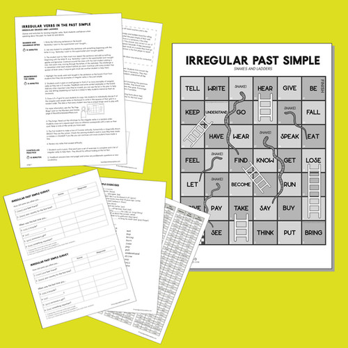 The Irregular Past Simple - ESL Board Game and Lesson Plan Download ...