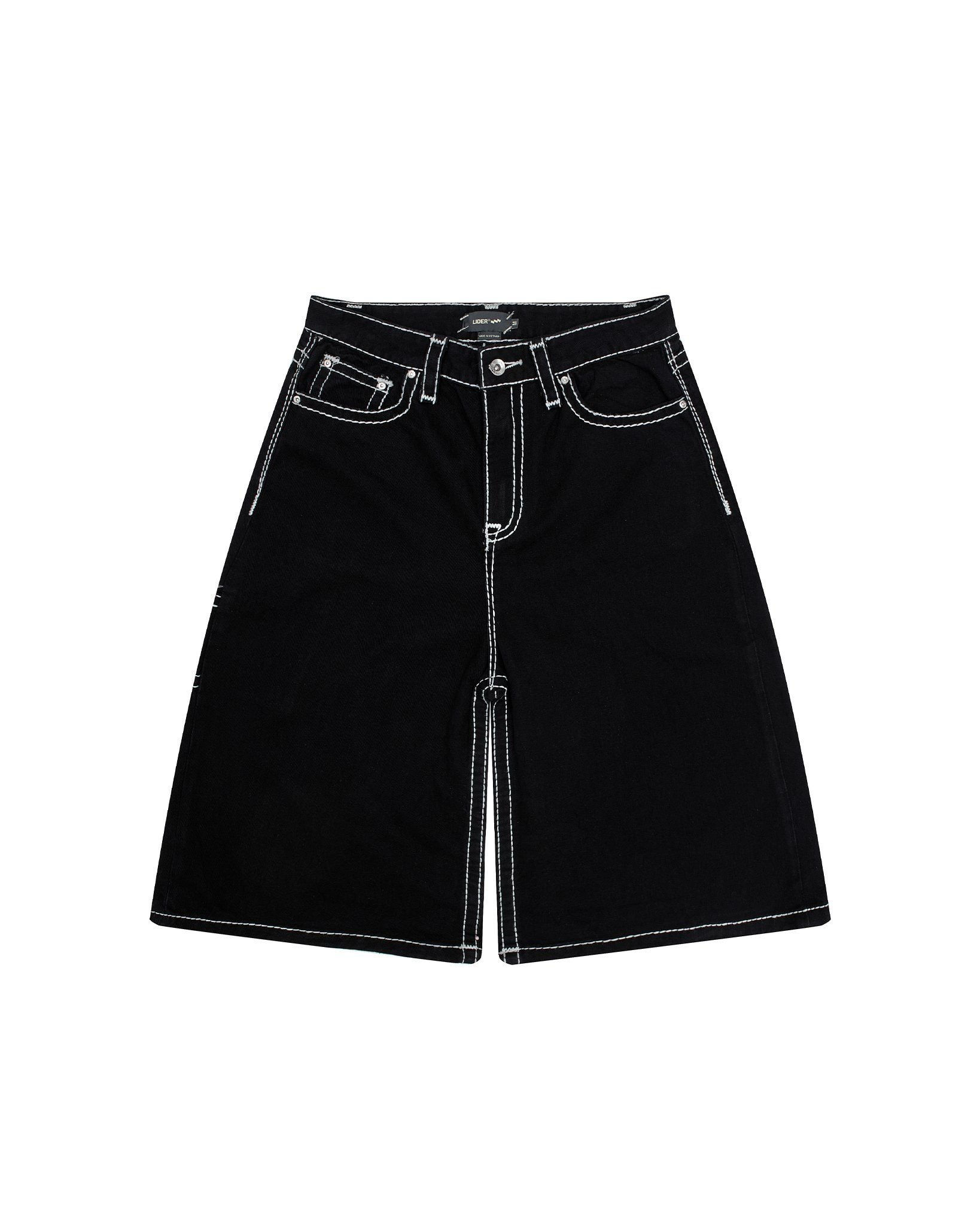 CARPENTER DENIM SHORTS