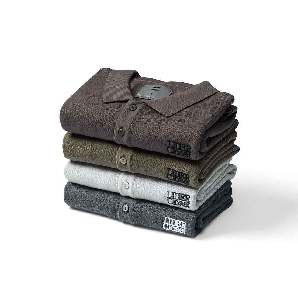 Thumbnail: THE ELAN KNIT POLO SHIRT