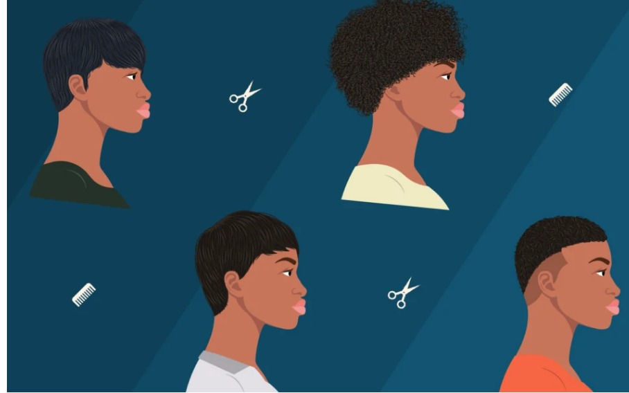 Black women short hair