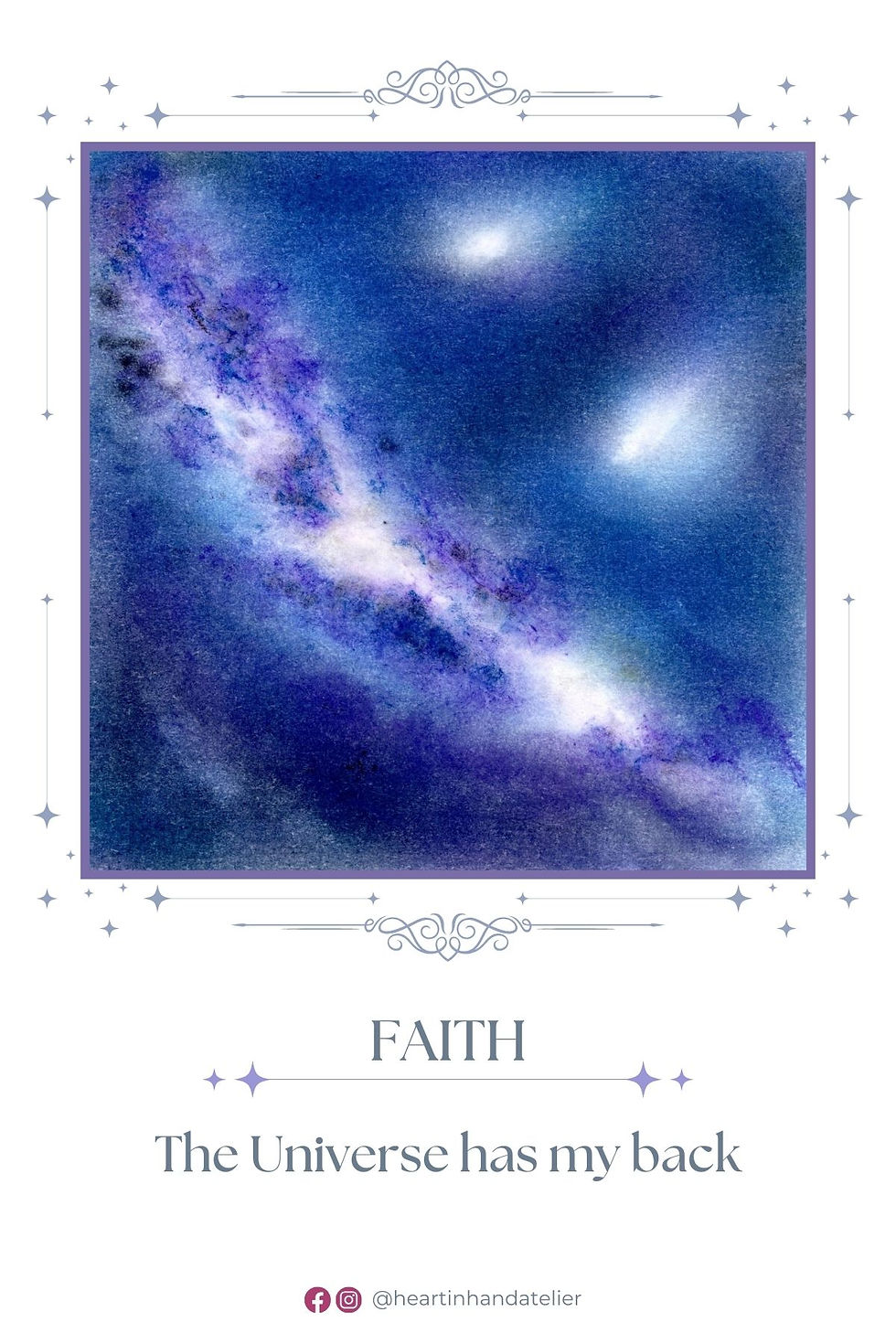 Thumbnail: Faith Affirmation Art Postcards by Caihui featuring original affirmation artwork and journal prompts