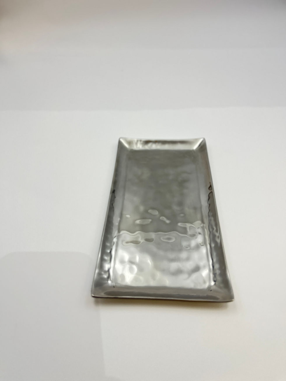 Thumbnail: Hand Hammered Stainless Steel Tray