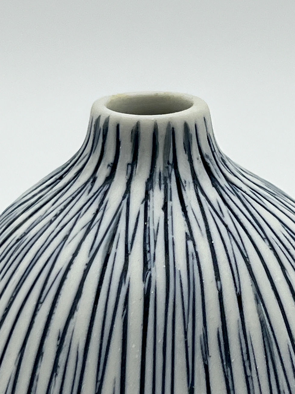 Thumbnail: Blue & White Bud Vase (Porcelain)