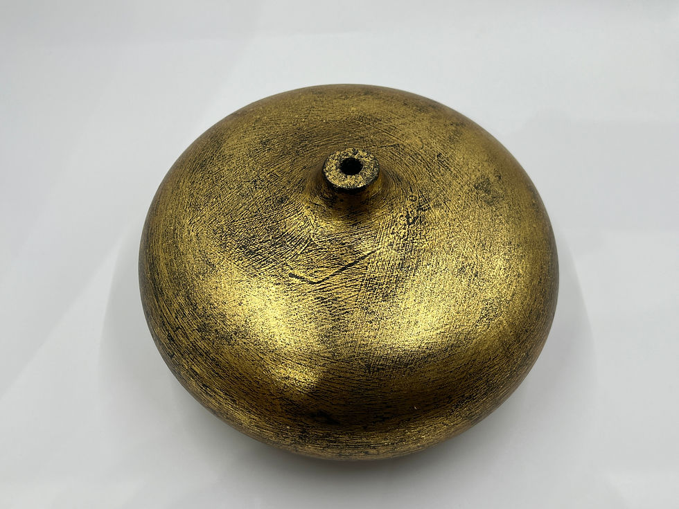 Thumbnail: Wide Based Mango Wood Vase