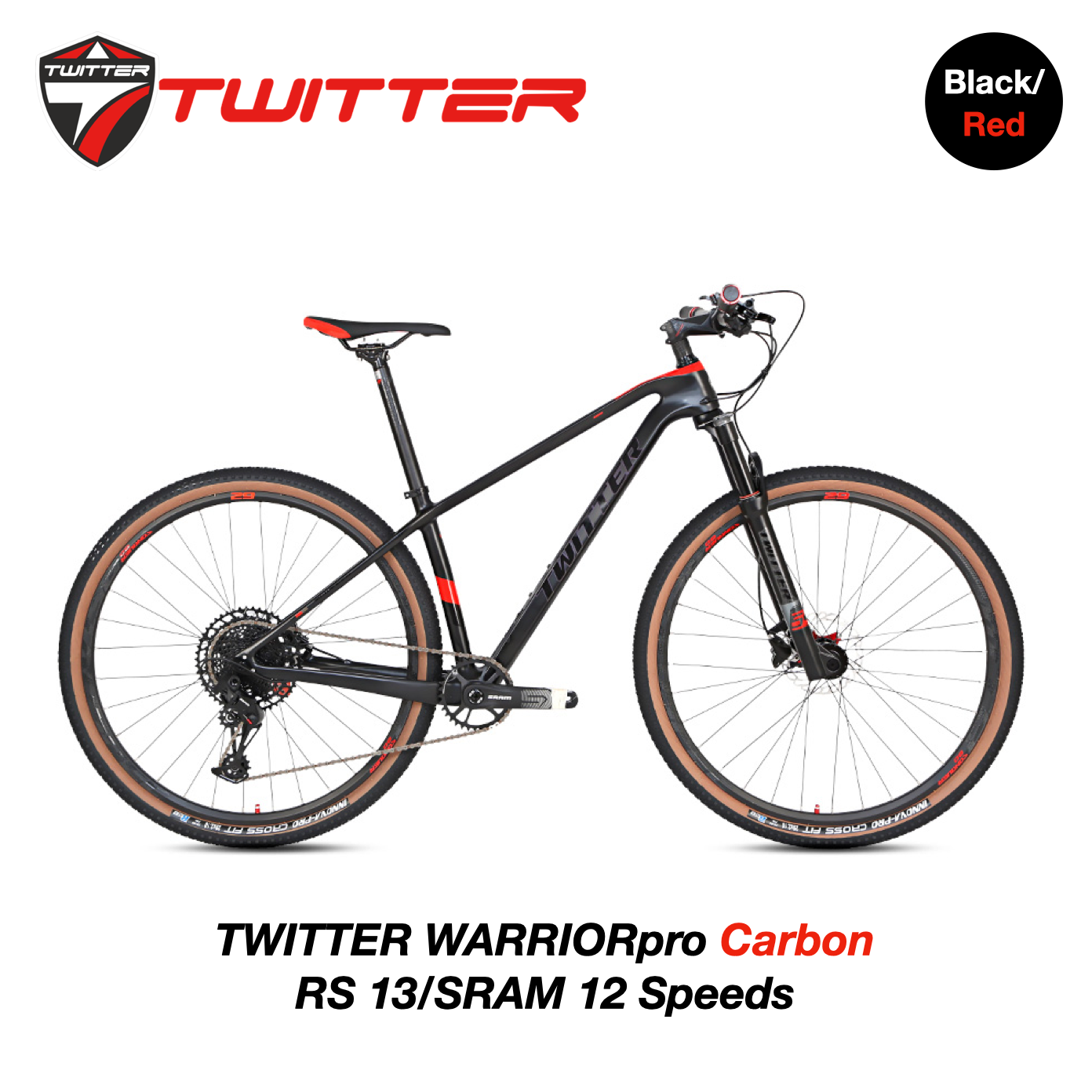 TWITTER WARRIORpro Carbon Mountain Bike