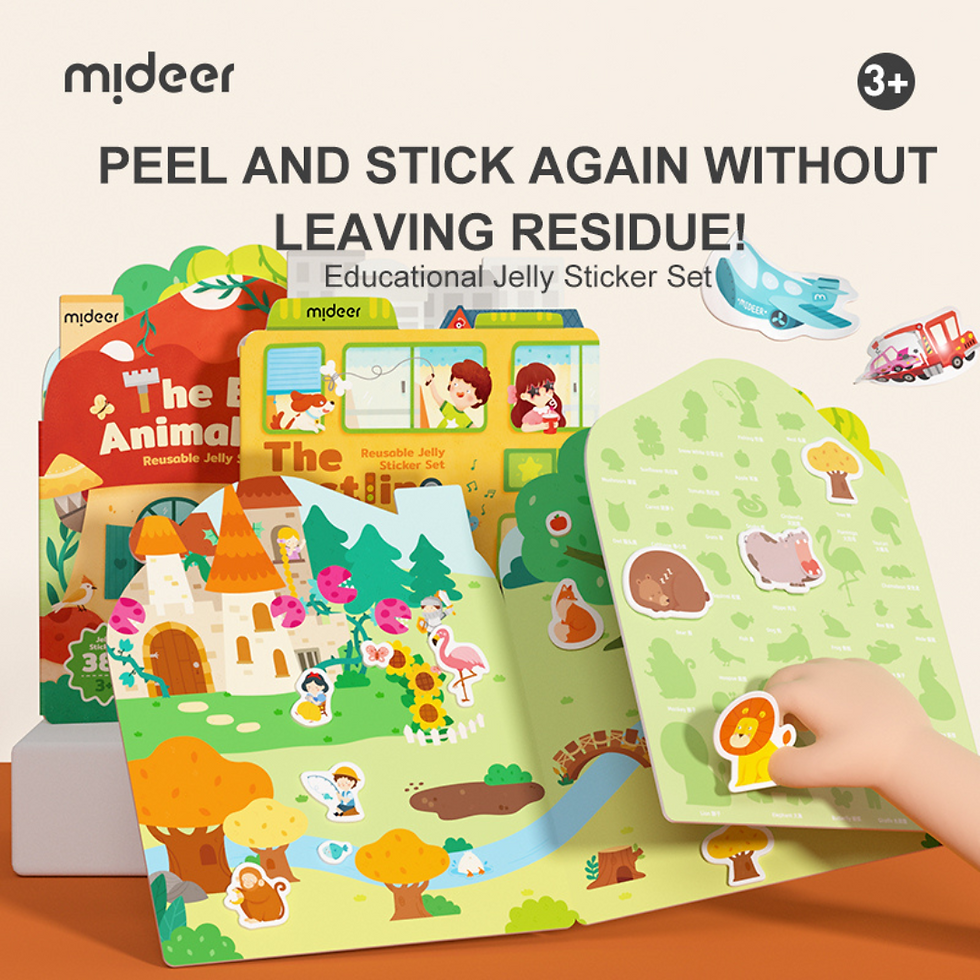 Thumbnail: Mideer Reusable Jelly Sticker